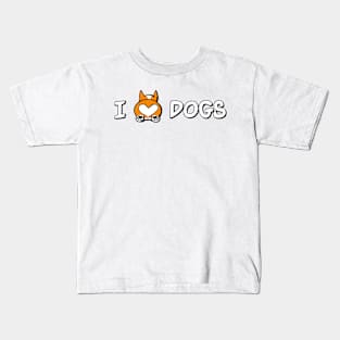 I love dogs Kids T-Shirt